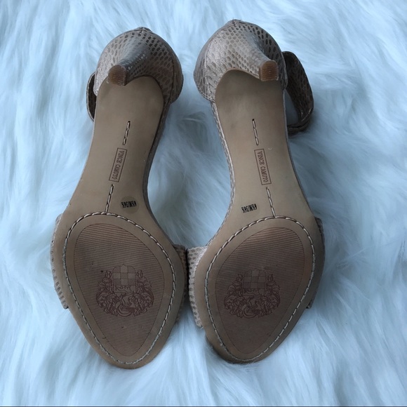 Vince Camuto Open toe Nude heels Like 🆕 Condition - Picture 7 of 7